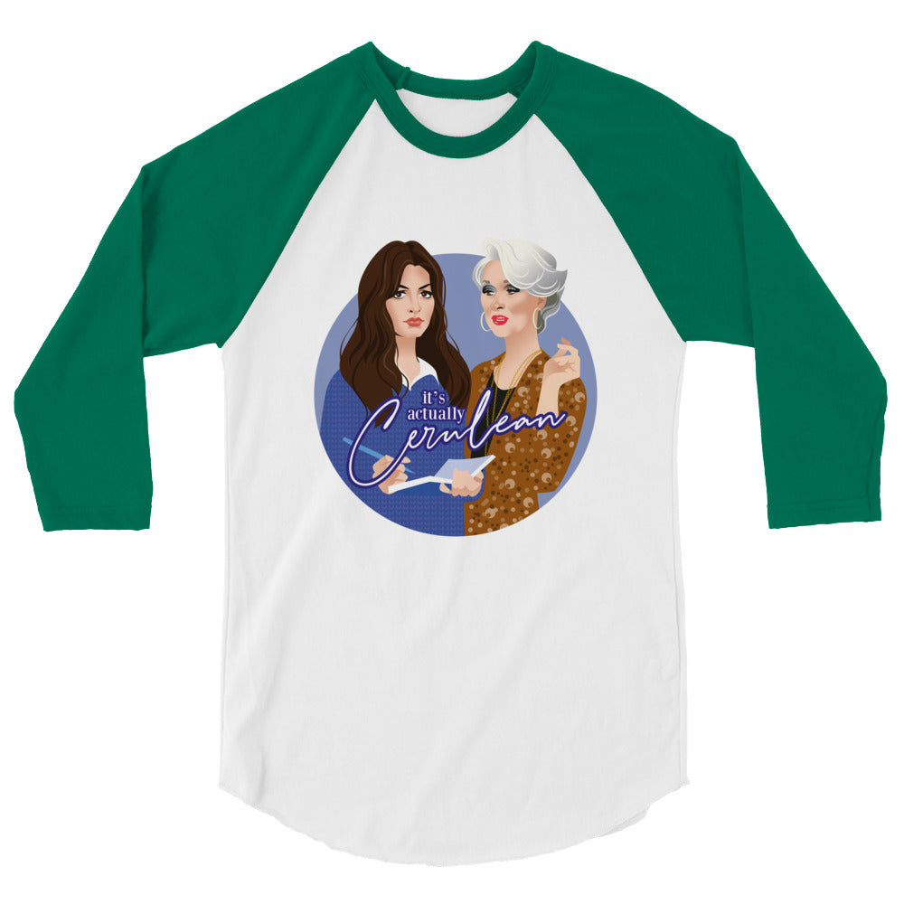Cerulean (Raglan) - White/Kelly