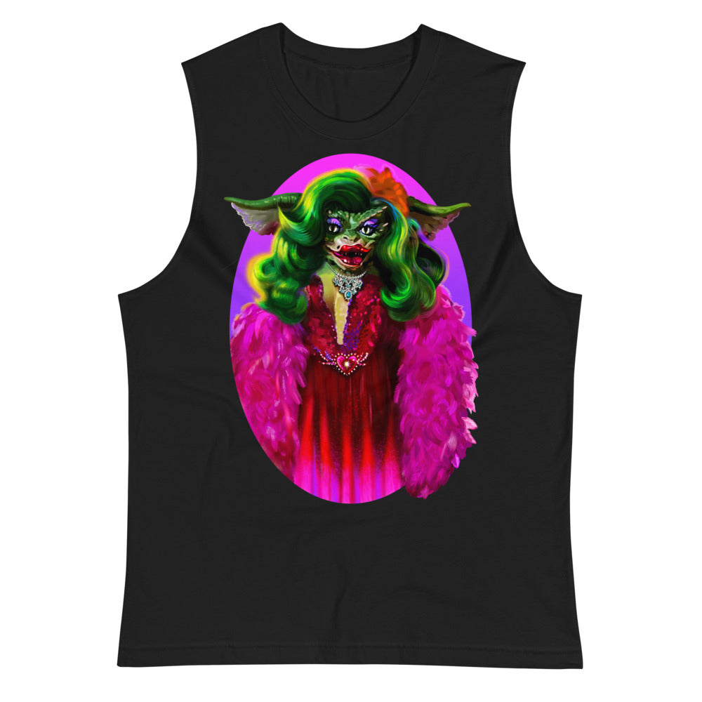 Greta Glamazon (Muscle Shirt) - Black