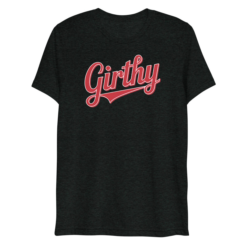 Girthy Text (Triblend) - Charcoal-Black Triblend