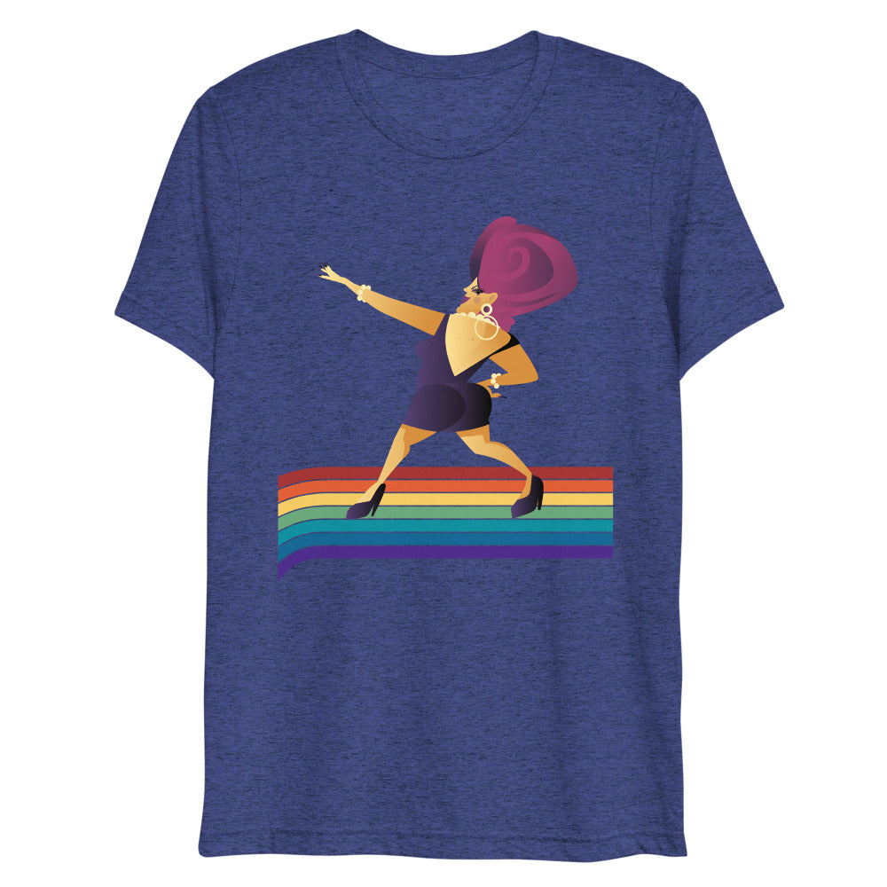 Take it to the Runway (Triblend) - Navy Triblend