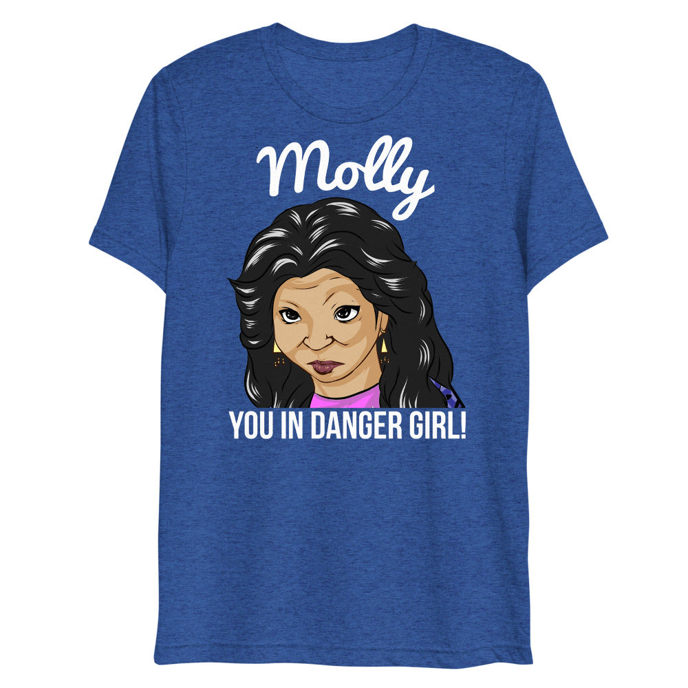 Molly You in Danger Girl (Triblend) - True Royal Triblend