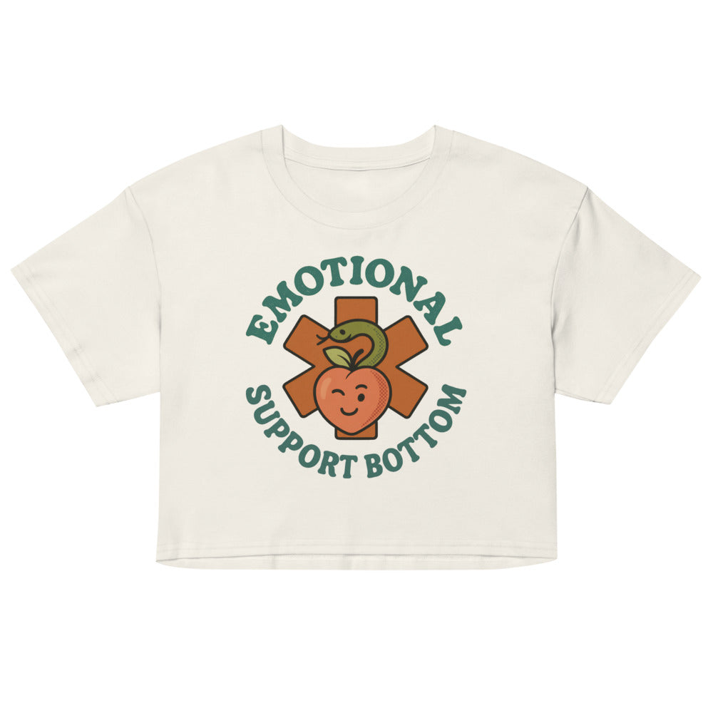Emotional Support Bottom (Crop Top) - Ecru