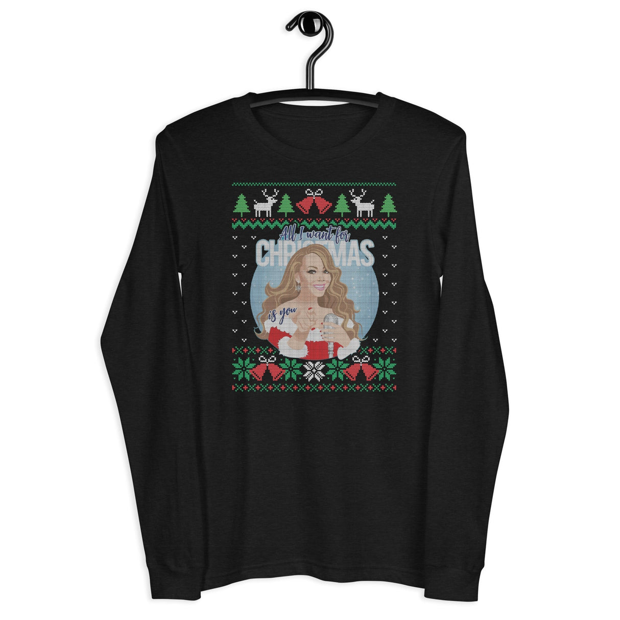 All I Want for XMas (Ugly Christmas)-T-Shirts-Swish Embassy