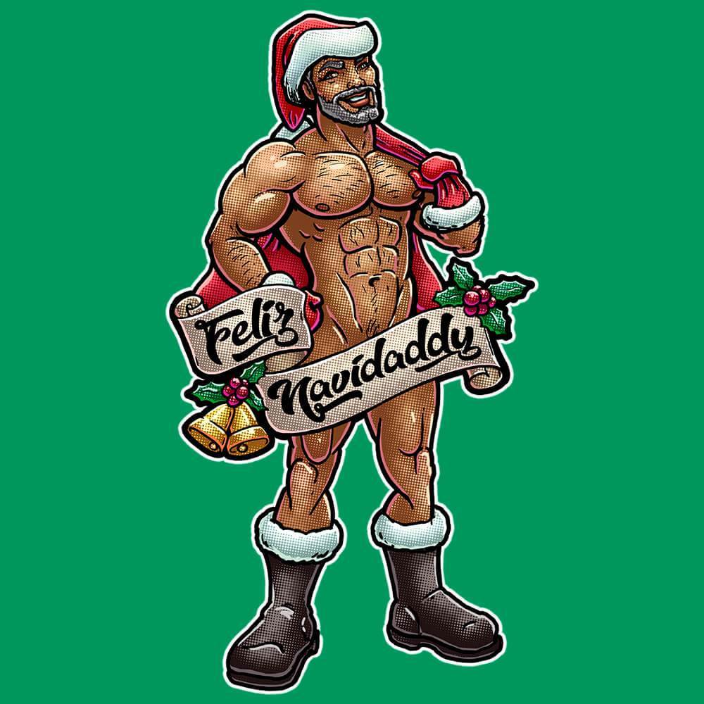 Feliz Navidaddy-Christmas T-Shirts-Swish Embassy