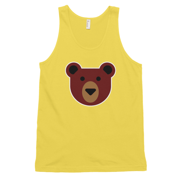 Flat Bear (Tank)-Tank Top-Swish Embassy