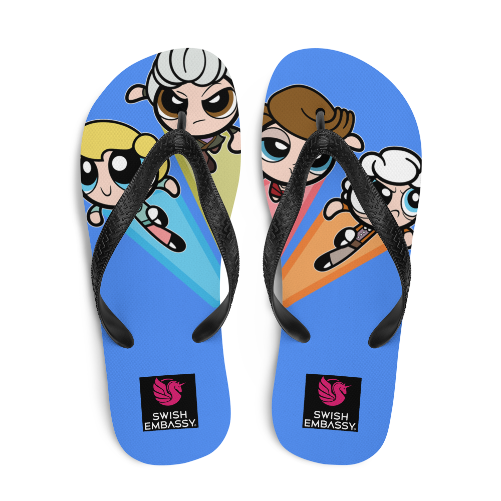 Goldenpuff Girls (Flip Flops)-Flip Flops-Swish Embassy