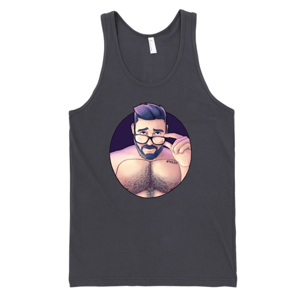 Hunky Nerd (Tank)-Tank Top-Swish Embassy