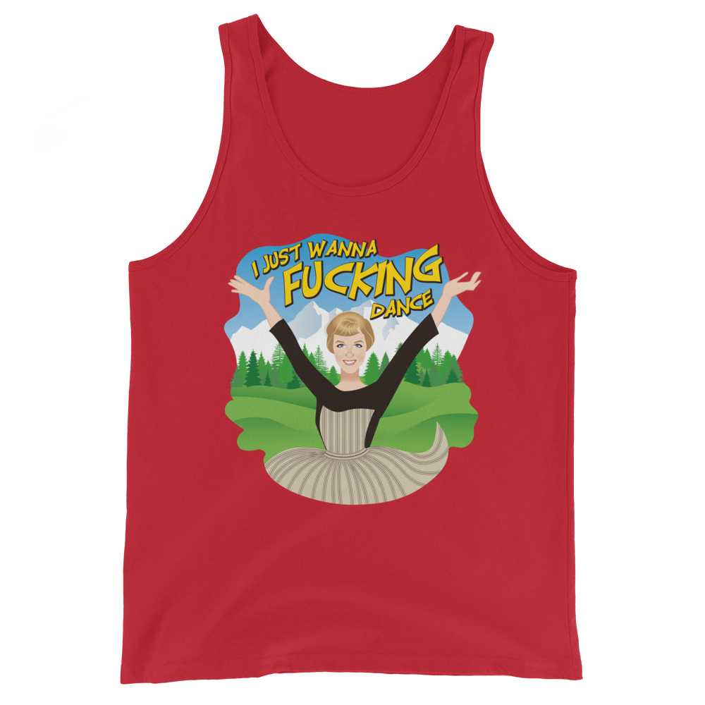 I Just Wanna F*cking Dance (Tank Top)-Tank Top-Swish Embassy