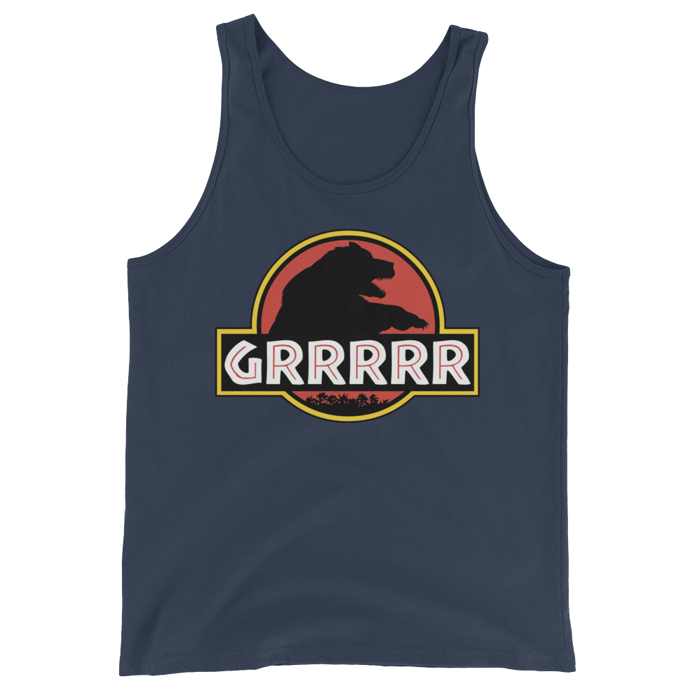 Jurassic Bear (Tank Top)-Tank Top-Swish Embassy