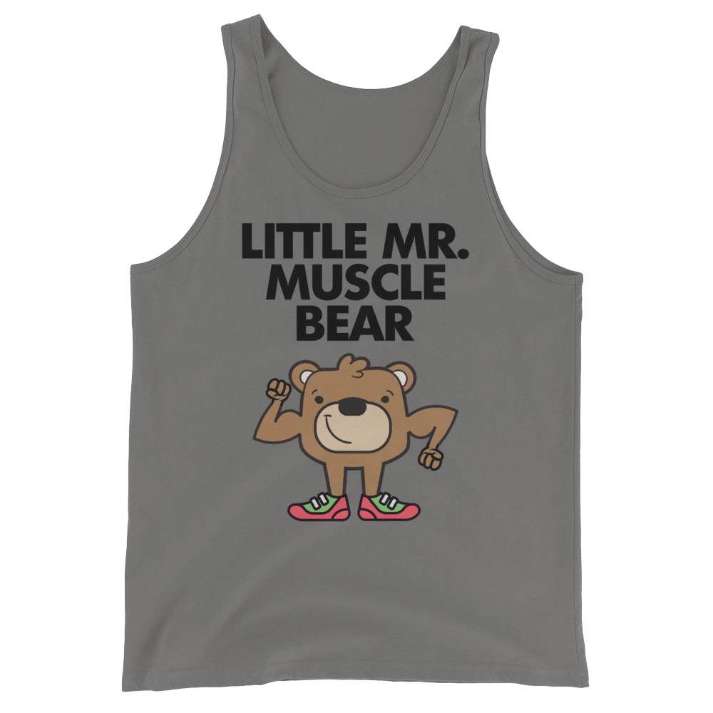 Little Mr. Muscle Bear (Tank Top)-Tank Top-Swish Embassy