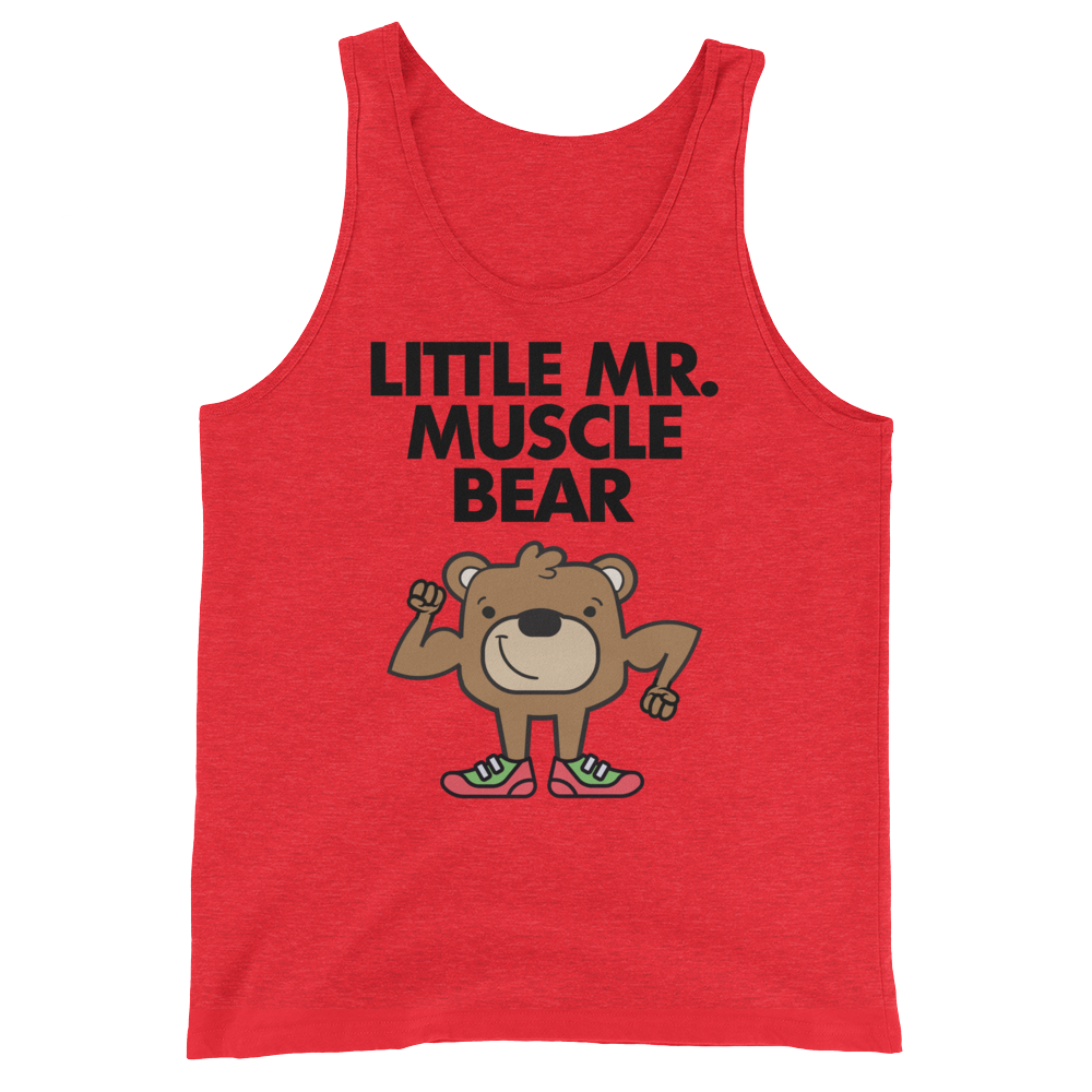 Little Mr. Muscle Bear (Tank Top)-Tank Top-Swish Embassy