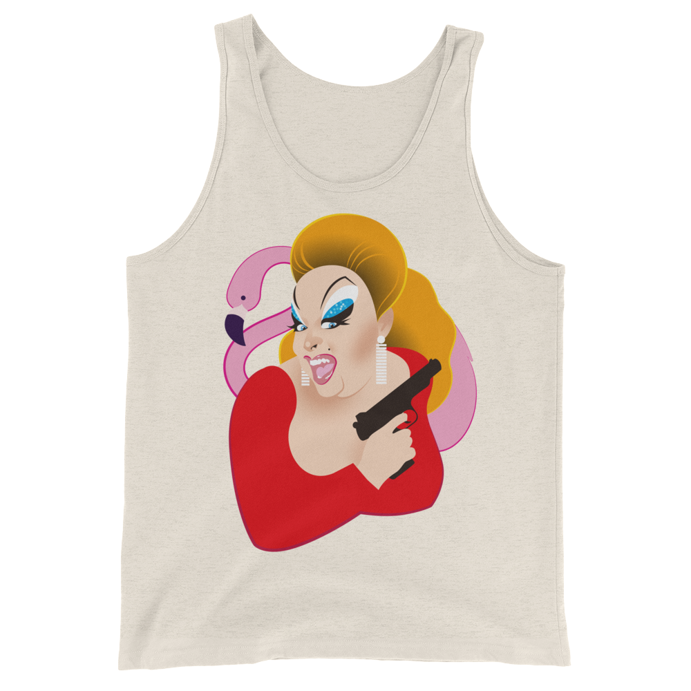 Pink Bird (Tank Top)-Tank Top-Swish Embassy