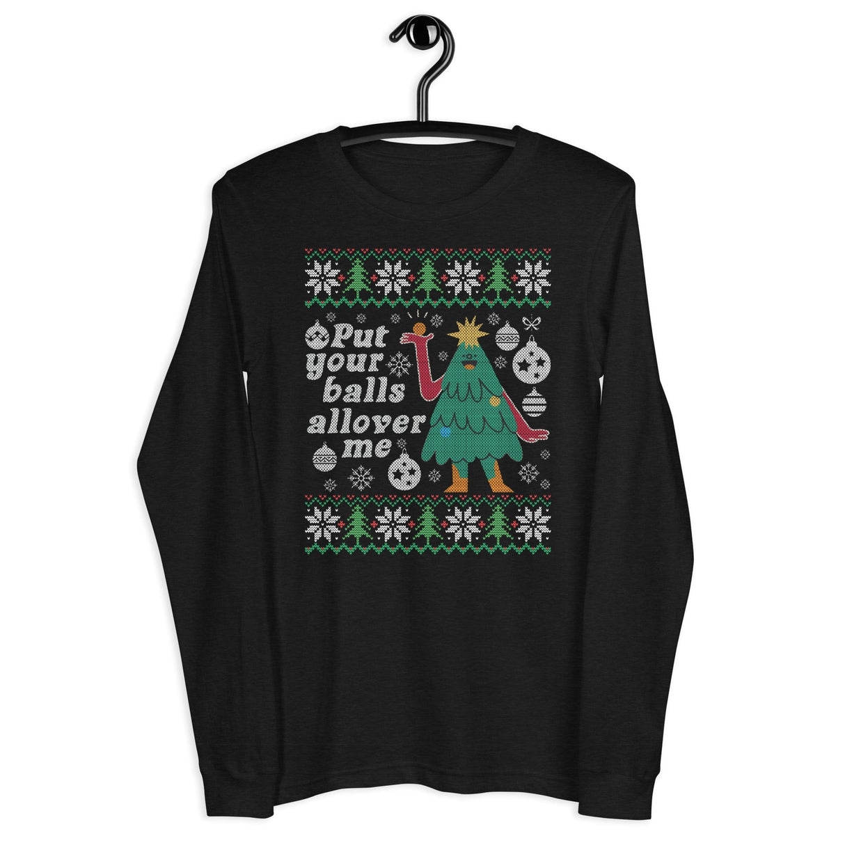 Put Your Balls (Ugly Christmas)-T-Shirts-Swish Embassy