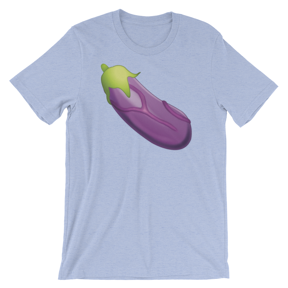 Veiny Eggplant Emoji-T-Shirts-Swish Embassy