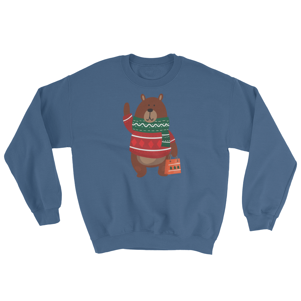 Christmas Bear (Long Sleeve)-Long Sleeve-Swish Embassy