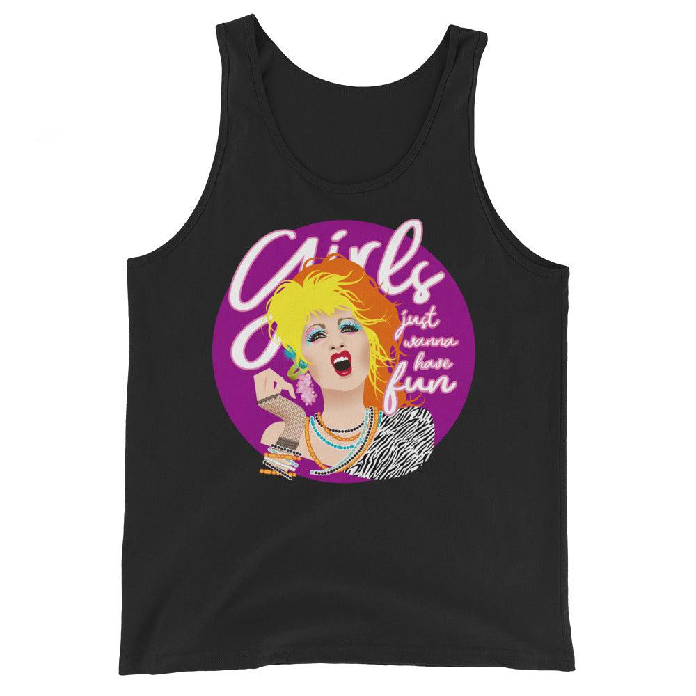Girls Wanna Have Fun (Tank Top)-Tank Top-Swish Embassy