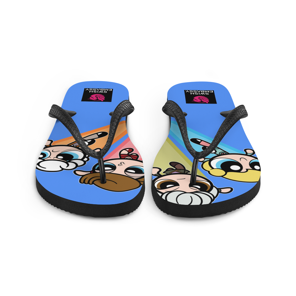 Goldenpuff Girls (Flip Flops)-Flip Flops-Swish Embassy