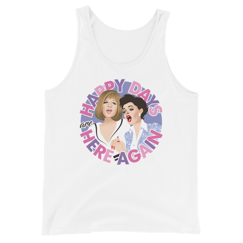Happy Days Are Here Again (Tank Top)-Tank Top-Swish Embassy