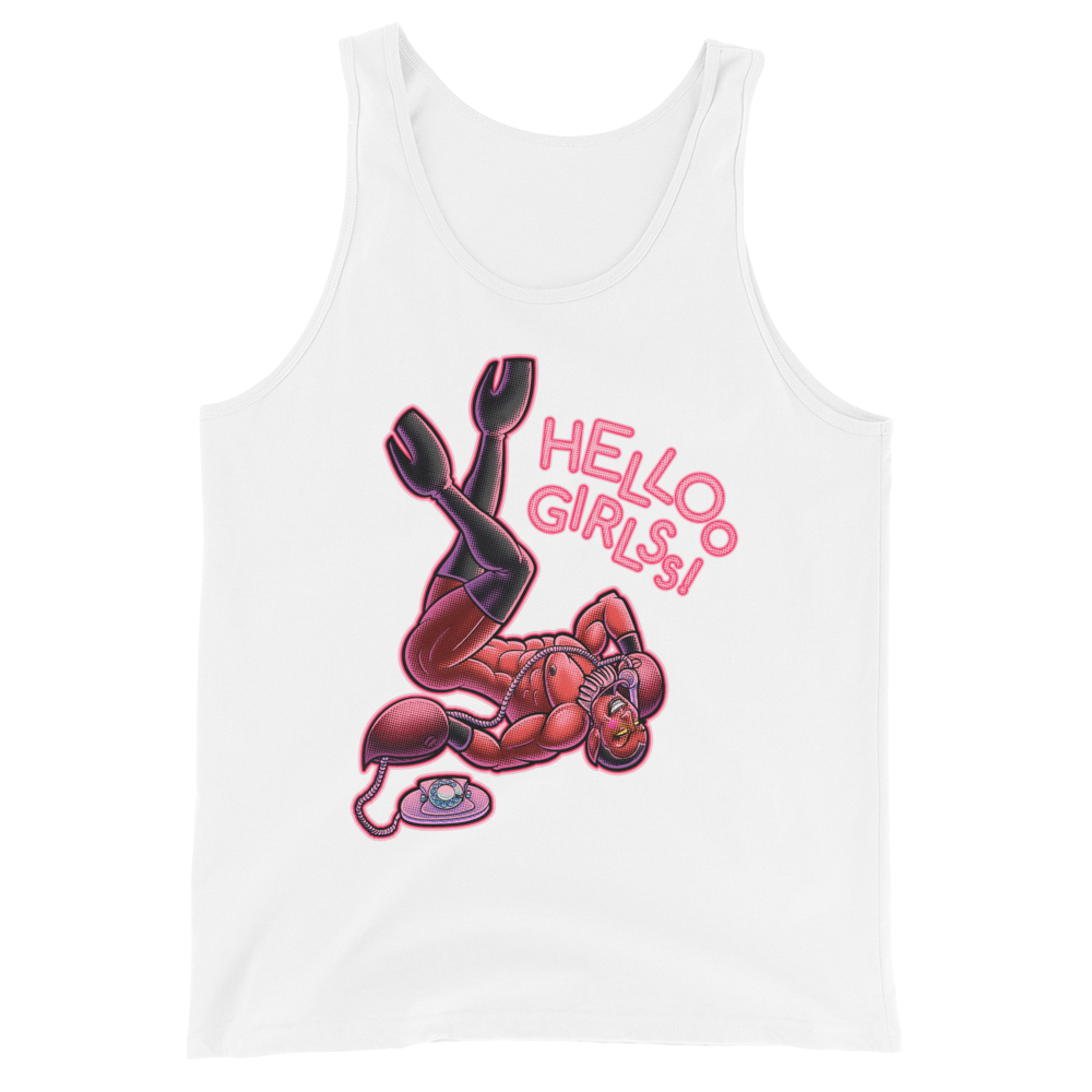 Helloo Girlss! (Tank Top)-Tank Top-Swish Embassy