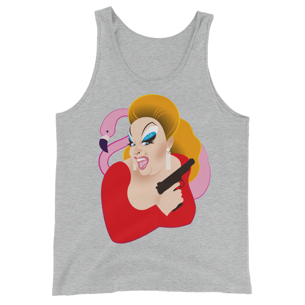 Pink Bird (Tank Top)-Tank Top-Swish Embassy