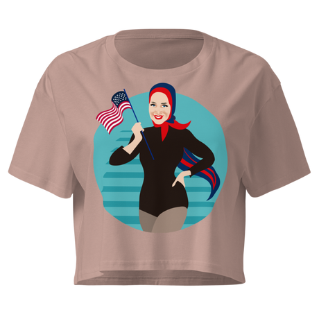 Staunch (Crop Top) - Hazy Pink