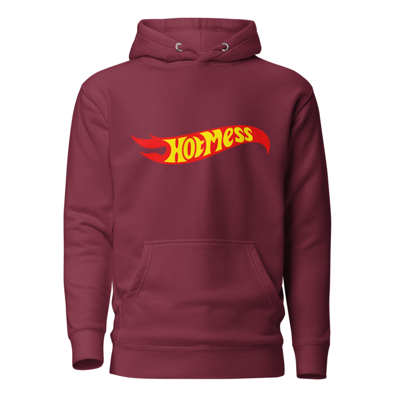 Hot Mess (Hoodie) - Maroon