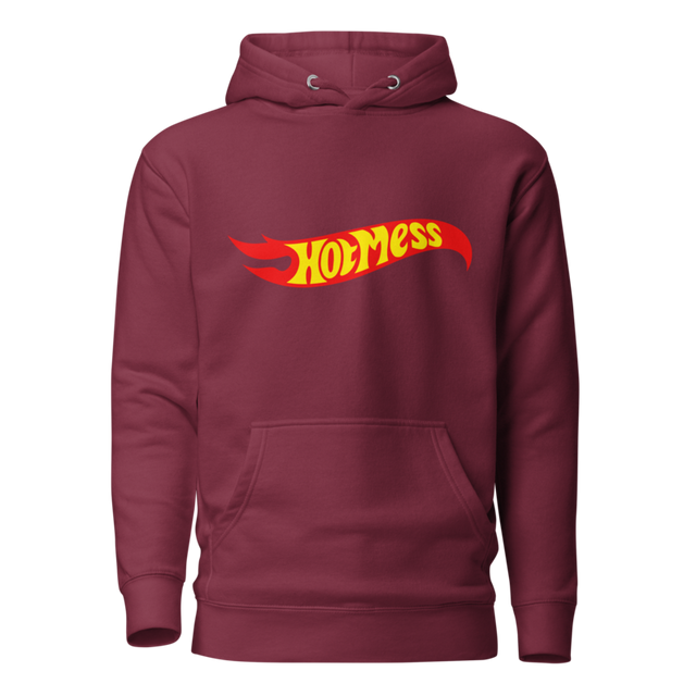 Hot Mess (Hoodie) - Maroon