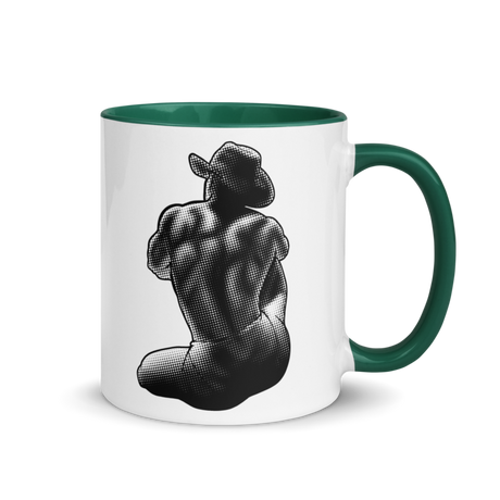 Bikini Cowboy (Mug) - Dark Green