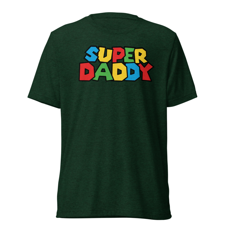 Super Daddy (Triblend) - Emerald Triblend