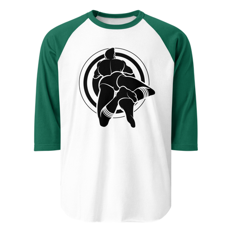 Bullseye (Raglan) - White/Kelly
