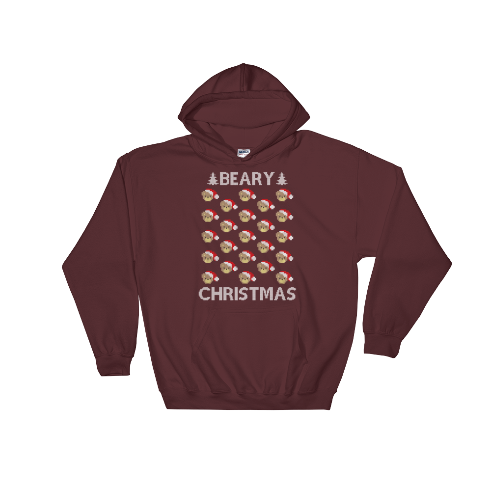 A Beary Christmas (Hoodie)-Hoodie-Swish Embassy