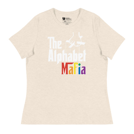Alphabet Mafia (Women's Relaxed T-Shirt)-Women's T-Shirts-Swish Embassy