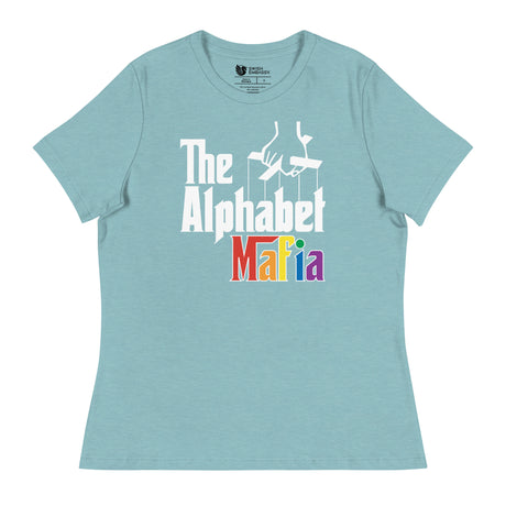 Alphabet Mafia (Women's Relaxed T-Shirt)-Women's T-Shirts-Swish Embassy