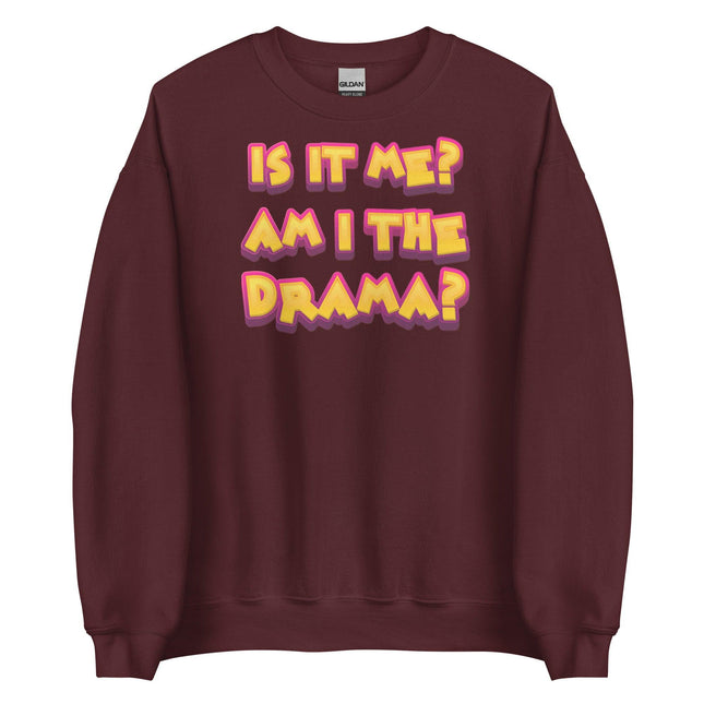 Am I The Drama? (Sweatshirt)-Sweatshirt-Swish Embassy