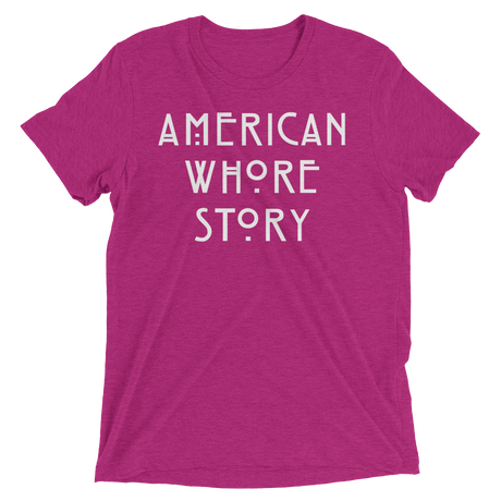 American Whore Story (Triblend)-Triblend T-Shirt-Swish Embassy