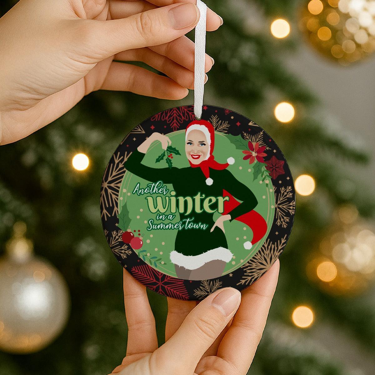 Another Winter in a Summer Town (Ceramic Holiday Keepsake)-Ceramic Holiday Keepsake-Swish Embassy