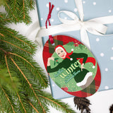 Another Winter in a Summer Town (Ornament/Fridge Magnet)-Wood Ornament-Swish Embassy