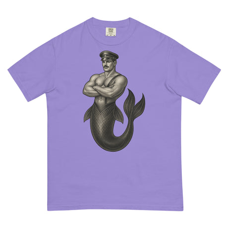 Art Deco Merman (Boxy Tee)-Boxy T-Shirt-Swish Embassy