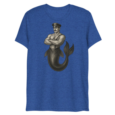 Art Deco Merman (Triblend)-Triblend T-Shirt-Swish Embassy