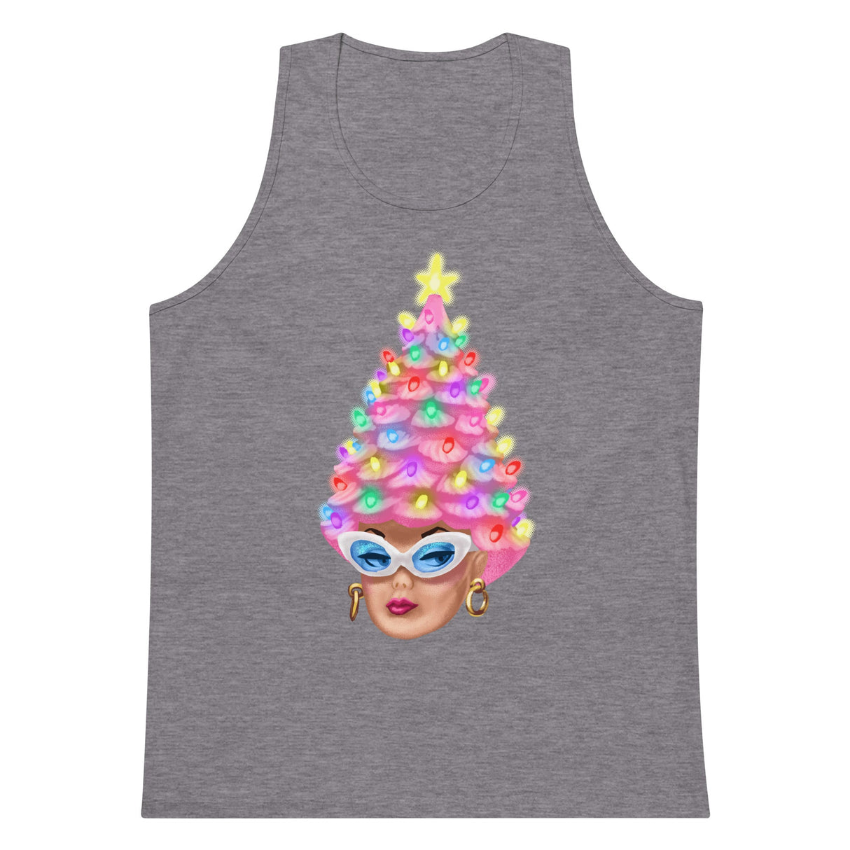 BarbenTree (Tank Top)-Christmas Tanks-Swish Embassy