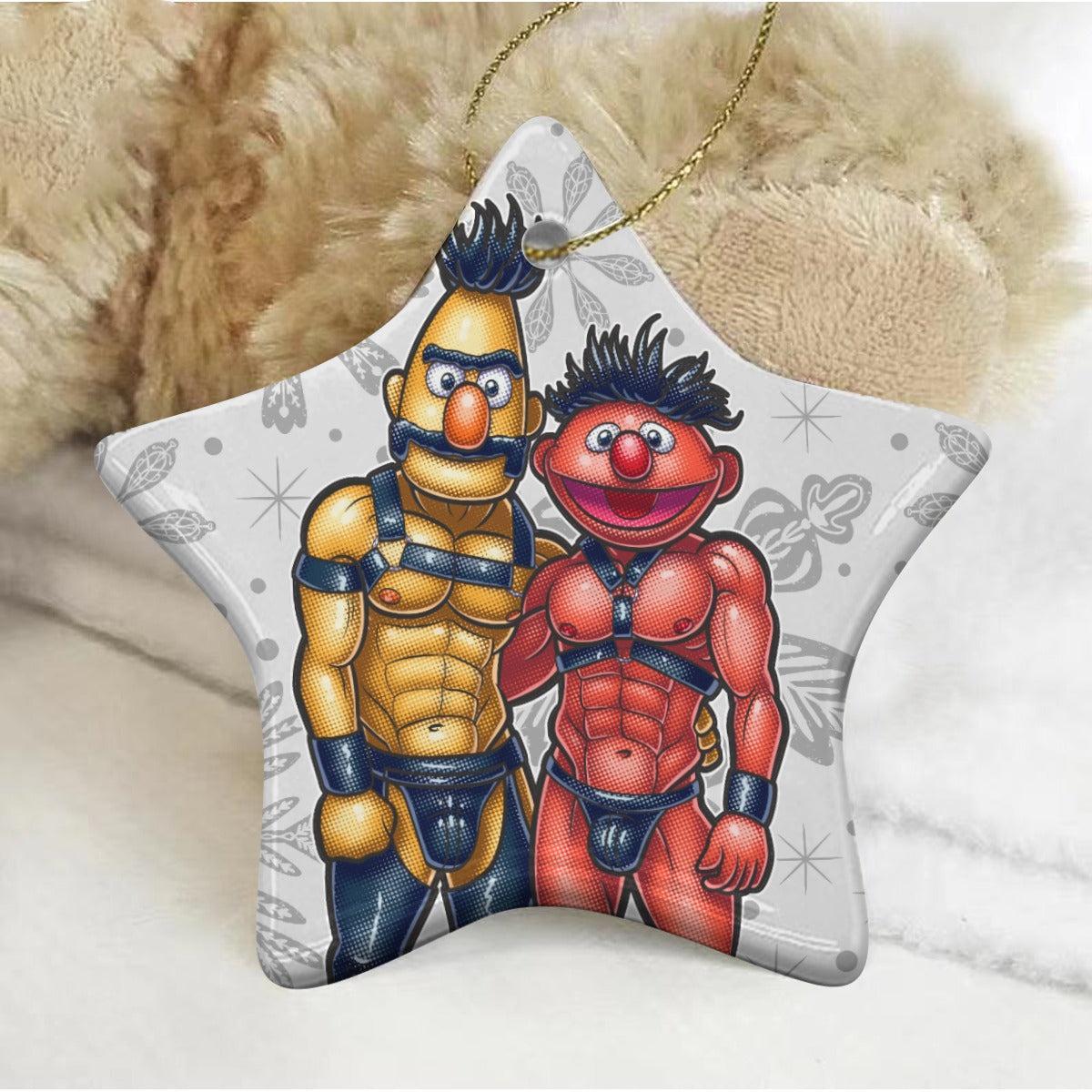 Bathtub Buddies (Ceramic Holiday Keepsake)-Ceramic Holiday Keepsake-Swish Embassy