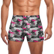 Battle Flamingo (Square Cut Trunks)-Square Cut Trunks-Swish Embassy