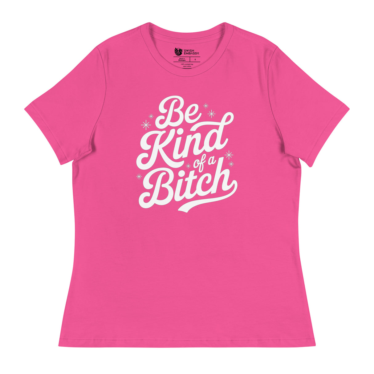Be Kind of a B*tch (Women's Relaxed T-Shirt)-Women's T-Shirts-Swish Embassy