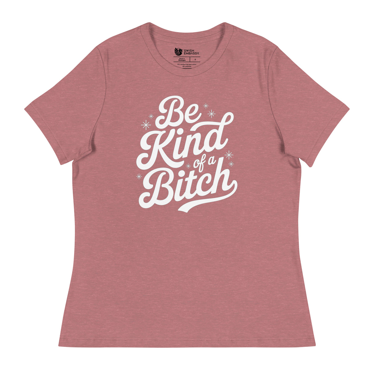 Be Kind of a B*tch (Women's Relaxed T-Shirt)-Women's T-Shirts-Swish Embassy