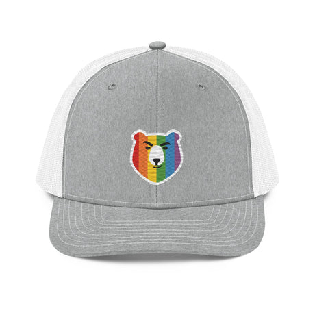 Bear Face Rainbow (Trucker Cap)-Headwear-Swish Embassy