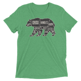 Bear's Anatomy (Triblend)-Triblend T-Shirt-Swish Embassy