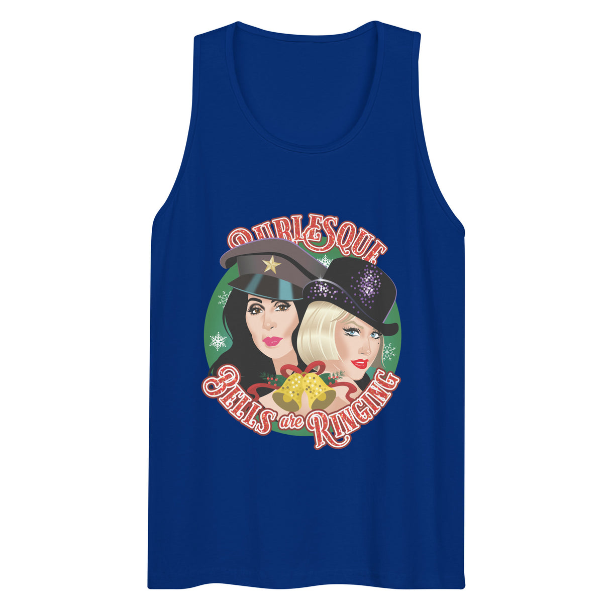 Bells are Ringing (Tank Top)-Christmas Tank Tops-Swish Embassy