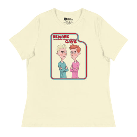 Beware the Gays (Women's Relaxed T-Shirt)-Women's T-Shirts-Swish Embassy
