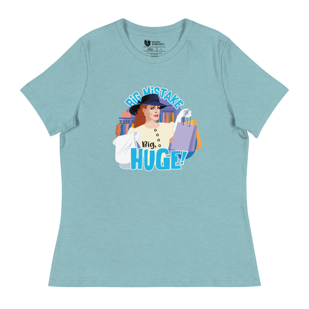 Big Mistake (Women's Relaxed T-Shirt)-Women's T-Shirts-Swish Embassy