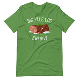 Big Yule Log Energy-Christmas T-Shirts-Swish Embassy